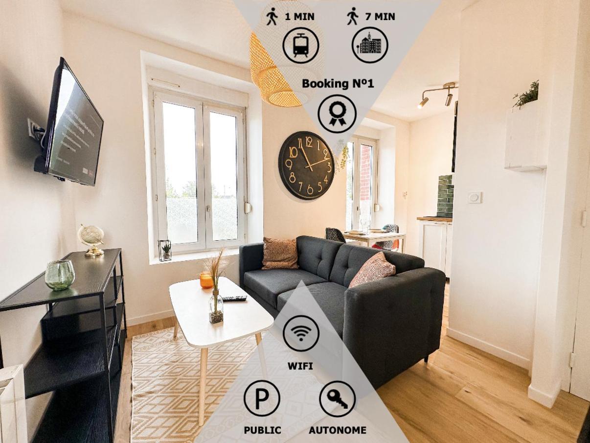 New: Agreable & Lumineux *Gare* Leilighet Guingamp Eksteriør bilde