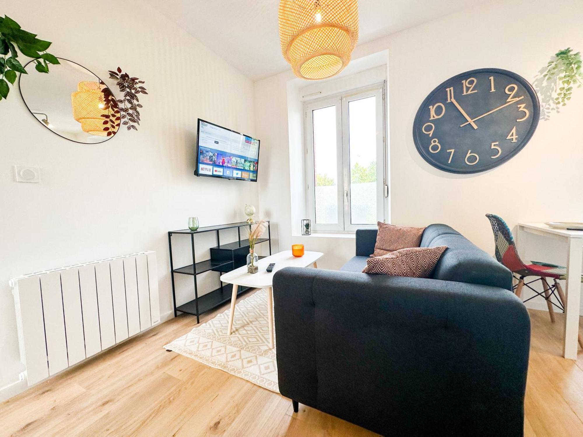 New: Agreable & Lumineux *Gare* Leilighet Guingamp Eksteriør bilde